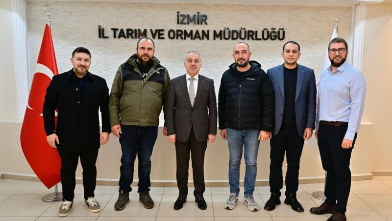 İzmir Tarım ve Orman İl Müdürlüğü’ne Tarım Orman Gençlik Konseyi’nden ziyaret